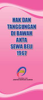 (v) sila kemukakan perintah mahkamah atau surat kuasa mentadbir pusaka atau suratan pengambilan semula milikan di bawah akta sewa beli 1967 atau. Pdf Jd001143 Booklet Akta Sewa Beli Irwan Wijayansyah Academia Edu