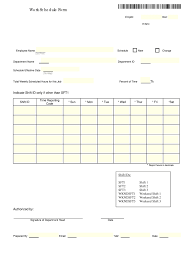 Employee work schedule template thumbnail preview. Work Schedule Form Fill Online Printable Fillable Blank Pdffiller