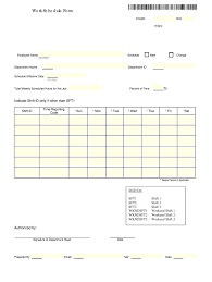 Entrances / exits management of 7 or 11 employees for 1 year and for every year. Work Schedule Form Fill Online Printable Fillable Blank Pdffiller