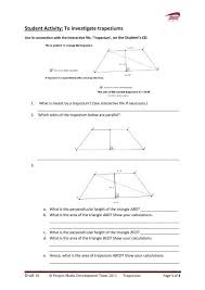 Are you searching for trapezium png images or vector? Student Activity Trapezium Project Maths