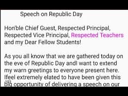 Our motherland india indian people were forced to obey the laws made by the british rule, during which long years were enslaved under british rule. Republic Day Speech In English For Students Speech On 26th January Republic Day In English Youtube