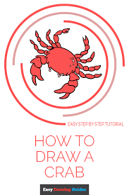 How To Draw A Crab Really Easy Drawing Tutorial Drawing Tutorial Easy Drawings Drawings