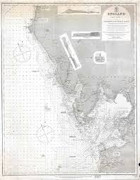 Details About 1873 Admiralty Nautical Chart Of Maritime Map Of The West Coast Of England