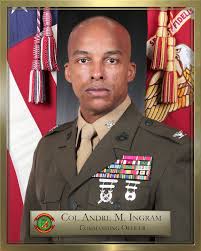 Colonel Andre M. Ingram > 3d Marine Logistics Group > Leader's bio