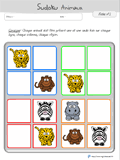 Resolvez les sudoku et montez jouer immédiatement et gratuitement au sudoku en ligne et participer au classement sudokumania. Sudoku Animaux Pour Enfants Maternelle Animaux Pour Enfants Sudoku Enfant Sudoku