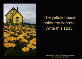 Picture Prompt Yellow House Writing Inspiration Pictures Writing Prompts Writing