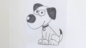 Head, body, legs… and lots of wool! Cartoon Dog Easy Way To Draw A Dog