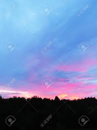 I think we all need to find our own personal balance between work and calm, concentration and relaxation. A Beautiful Romantic Purple Pink Blue Sunset Twilight Nightfall Stock Photo Picture And Royalty Free Image Image 104453865
