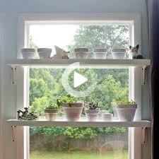 etageres de plantes de fenetre de bricolage tablettes pour plantes fenetre de cuisine etagere jardin