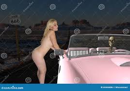 Funny Halloween Bad Girl Nude Stock Photo - Image of wisconsinart, female:  69446886