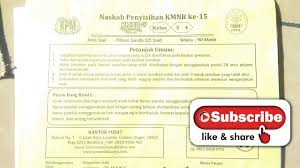 Download soal matematika kelas 4 file word (docx). Penyisihan Kmnr 15 Wilayah Sleman 2019 Youtube