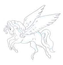 The resolution of png image is 1975x1333 and classified to unicorn head ,angel wings clipart,unicorn horn. How To Draw A Pegasus Pegasus Drawing Unicorn Sketch Unicorn Drawing