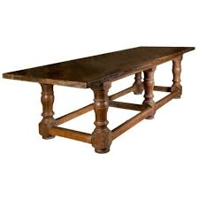 We can make this table in different dimensions other than those listed, please message us if interested in custom specifications. Italian 17th Century Walnut Wood Rustic Farm Trestle Dining Table