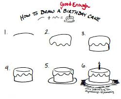 In the early steps, you will draw geometric shapes. Draw Pattern How To Draw A Good Enough Birthday Cake Tutorial Image By Jeannel King Codesign Magazine Daily Updated Magazine Celebrating Creative Tal Cake Drawing Birthday Doodle Doodles