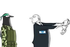 Number of jewish organizations held a large protest outside of the nyt building , to protest them running a cartoon of trump and netanyahu. Us Jews Furious Over Washington Post Cartoon Showing Netanyahu Punching Palestinian Infant The Jerusalem Post
