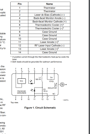 Of dfb lasers have drawn a lot of attention 24, 26, 35, 36. Driving A 14 Pin With Dfb Laser Using D2570h Electrical Engineering Stack Exchange