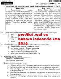 Soal Un Bahasa Indonesia Sma 2018 Dan Pembahasannya Info Pendidikan Terbaru