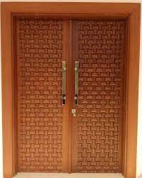 Finishing pintu minimalis warna hitam dop. Kusen Pintu Rumah Minimalis Ukir Trend 2020 Kayu Jati