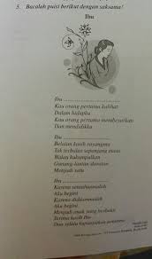 Kumpulan Contoh Puisi Anak Sd Tentang Ibu Contoh Kumpulan Puisi Baru Terbaik