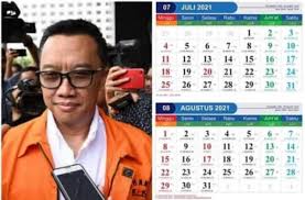 Das aktuelle kalenderblatt für den 6. Viral Kalender 2021 Pajang Wajah Para Koruptor Netizen Biar Rakyat Ingat Kumparan Com