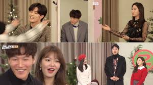 Running一隊 劉在錫、池錫辰、宋智孝、宋仲基、吳智昊 running二隊 金鍾國、gary、哈哈、李光洙 running一隊勝出 running二隊穿紅色內衣被遺棄於乙旺里海水浴場、並要用海泥敷臉 註：張智敏驚喜出演: Running Man åœ£è¯žç‰¹è¾'åŽä¸½å˜‰å®¾ç™»åœº é»„è‡´åˆ— æˆå‹‹ ç§€è‹± å…¨æ…§å½¬ éŸ©å–„ä¼™ æœ´è·å¨œ Ksd éŸ©æ˜Ÿç½' ç»¼è‰º