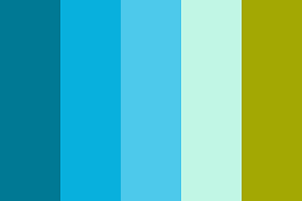 For blue water, the finish should be white, blue, black or grey. Swimming Pool Color Palette