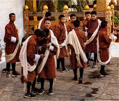The ngalops make up the majority of the population, living mostly in the western and central areas. People In Bhutan Klouth Stock Photography