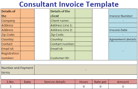 Our invoice templates help you to send invoices in seconds. Consultant Invoice Template Free Download Ods Excel Pdf Csv