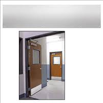 Black 10 inches wide and 34 inches long stainless steel kick plate, deltana kp1034u19. Door Kick Plates 36 Door Kick Plates 6 X 34 Door Kick Plates Clear Anodized Dark Bronze Polished Brass Oil Rubbed Bronze Door Kick Plate Models Available Door Rail Adapters Door Armor