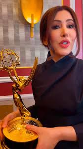 "GAZA, SEARCH FOR LIFE", Producer, Fairouz Ziani 🏆 , ., at @iemmys , By  @nishatnyc , ., ., #gaza #fairouzziani #iemmys #winner