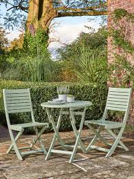 Kettler Rhs Rosemoor Garden Bistro Table Chairs Set Fsc Certified Eucalyptus Wood Sage Garden Table And Chairs Garden Furniture Pallet Garden Furniture