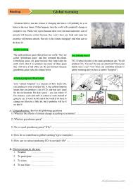 Environment Reading Comprehension Environment Reading Skills Worksheets