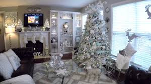 In addition, christmas colored throws, pillows and tinsel garlands add a festive feel to the comfy bed. Christmas Home Tour 2017 Winter Wonderland Decor Must See Youtube