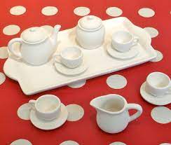 Paint Your Own Tea Set Sugar Bowl Set Tea Set Bowl Set