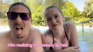 Husband and Wife at The Pool