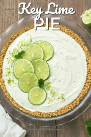 This Easy Key Lime Pie Recipe Is Made From Only 5 Ingredients And Is A No Bake Dessert The Graham Cracker Vegan Key Lime Pie Recipe Lime Pie Key Lime Pie Easy