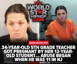 34-Year-Old 5th Grade Teacher Got Pregnant By Her 13-Year-Old Student…  Abuse Began When He Was 11 In NJ 👇🏾📺 Check the comments for the video  news report 📺👇🏾