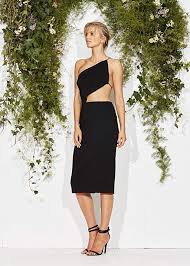 Amazon Com Maurie Eve Can T Get Enough Dress Black Women S One Shoulder Stretch Midi Dress Clothing Stretch Midi Dress Dresses Backless Mini Dress