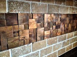 Unique Copper Metal Backsplash Tiles With Copper Mosaic Is Actually Metal Bend Around Ceramic Tile Metallic Backsplash Copper Backsplash Metal Tile Backsplash