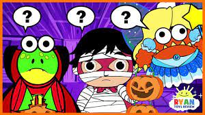 Pocket watch the entertainment headquarters for kids. Trick Or Treating On Halloween In Haunted House With Ryan Cartoon Animation For Kids Youtube