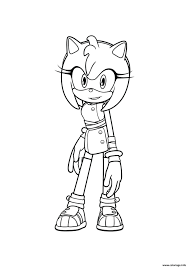 Dessin, peinture et retouche au programme dans un environnement graphique coloré et. Coloriage Sonic Amy A Imprimer Coloriage Sonic Dessin Sonic Coloriage