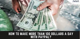 Try online paid surveys and paid to click (ptc) websites to make some extra money online. How To Make 100 Dollars A Day With Paypal 100 Legit Ways
