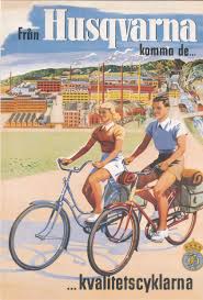 Husqvarna Bike Cartaz Cartaz Publicitario Arte