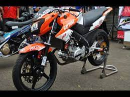 Kumpulan foto modifikasi motor vixion warna biru via www.vegafans.com. Video Modifikasi Motor Yamaha New Vixion Lighting Road Race Keren Terbaru Youtube