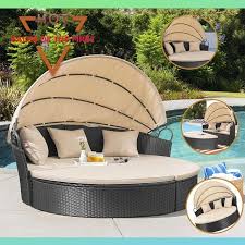 Swimming Pool Round Sunbathing Sofa Bed Pool Lounge Swimming Pools Sofa Bed