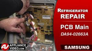 Samsung Refrigerator Failure Of Many Components Pcb Main Diagnostic Repair Youtube