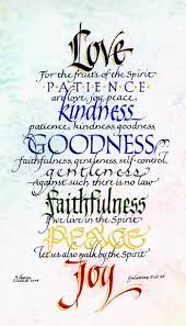 Fruits Of The Spirit Words Fruit Of The Spirit Lettering