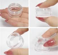 50 New Empty 5 Grams Acrylic Clear Round Jars - BPA Free Containers for  Cosmetic, Lotion, Cream, Makeup, Bead, Eye shadow, Rhinestone, Samples,  Pot, ...