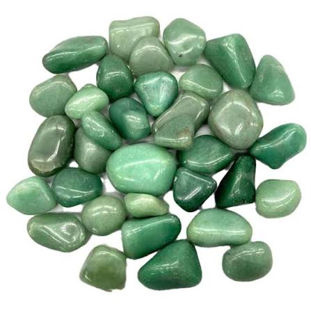 Aventurine Green Tumbled Gemstones 1 lb.