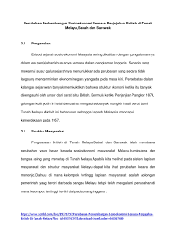 Di indonesia sendiri, kereta api sudah mulai dibangun sejak zaman penjajahan belanda oleh namlooze venootschap nederlanche indische berdasarkan pertimbangan keselamatan penumpang dan kemajuan industri kereta api dalam negeri, pendapat jonan bahwa salah satu solusi. Perubahan Perkembangan Sosioekonomi Semasa Penjajahan British Di Tanah Melayu Sabah Dan Sarawak